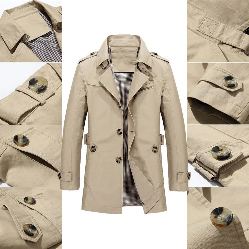 Magnus™ | Klassisk og stilren trenchcoat